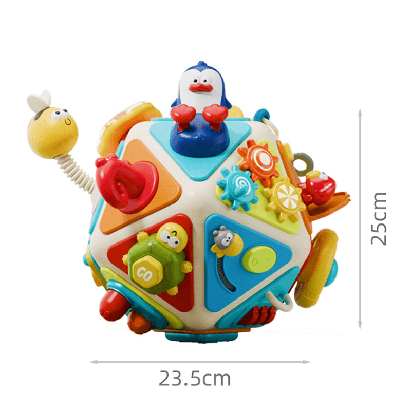 Dimensiuni centru de activități LUDIRO – 23,5 cm lățime și 25 cm înălțime
