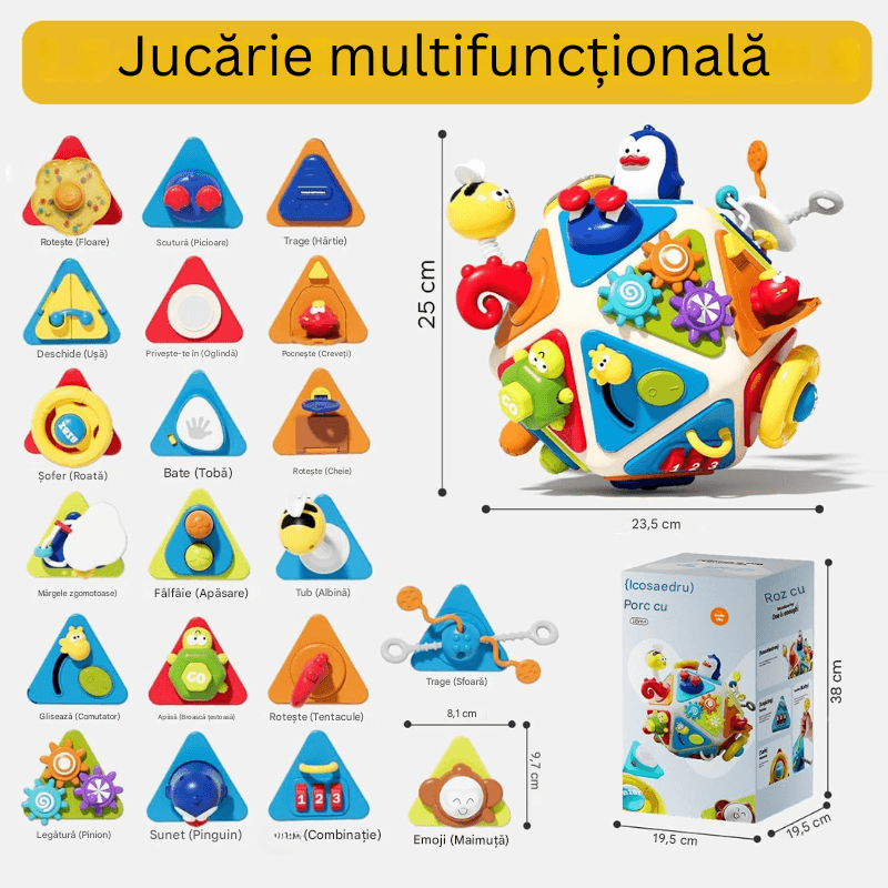 Prezentare a mecanismelor și modulelor centrului de activități LUDIRO resigilat