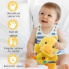 Rățușcă de Pluș Muzicală cu Sunete și Lumini – 0-36 luni - LUDIRO