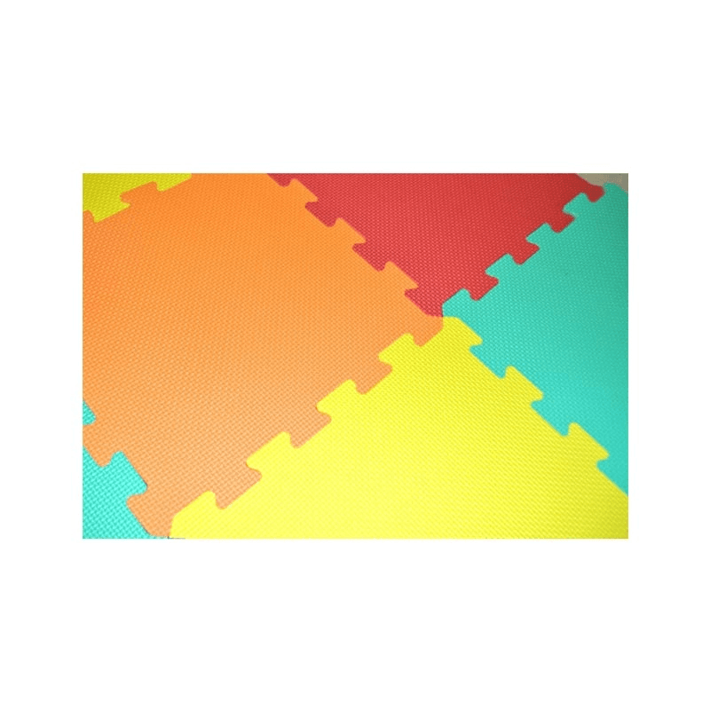 Covor Puzzle LUDIRO, 10 Piese Uni 32x32 Cm, Spuma EVA, Protectie, Versatilitate si Siguranta - LUDIRO