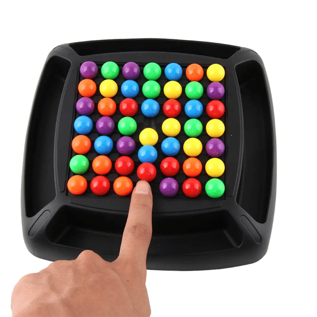 Joc Interactiv de Strategie cu Bile Colorate, 2-4 Jucatori, 48 de piese, 20.5x20.5 cm, + 3 Ani - LUDIRO