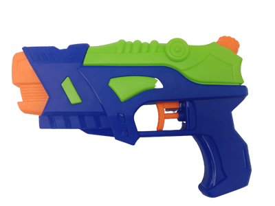 Pistol Jucarie cu Apa, cu Rezervor, Albastru Verde, 21x4x15 cm, + 3 Ani - LUDIRO
