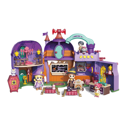 Castel interactiv cu sunete, Ludiro, Academia Vrajitorilor, 3 figurine, 25, 5x16, 5x24, 3cm - LUDIRO