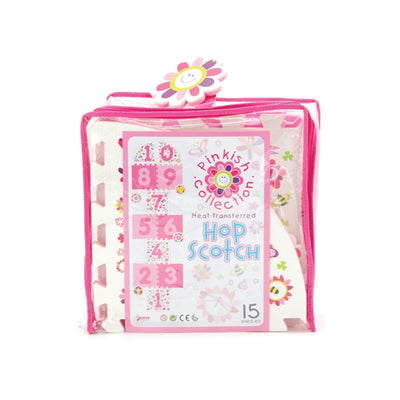 Covor Puzzle din Spuma EVA pentru Copii Ludiro, Set 11 Piese Educationale cu Jocul Sotron, 4 Flori pentru Jucatori - LUDIRO