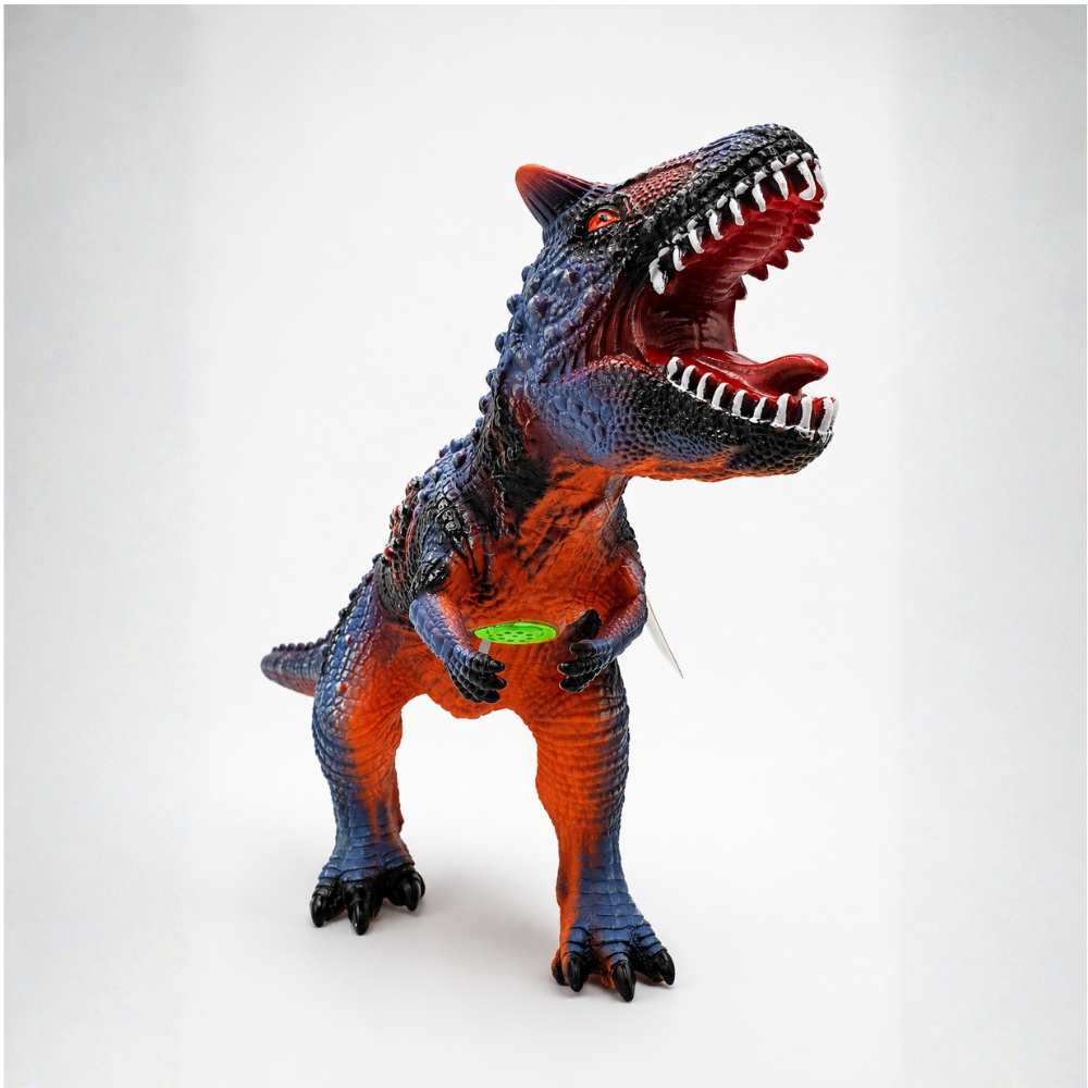 Dinozaur Carnotaurus Gigant LUDIRO din Cauciuc Moale, cu Sunete, Aspect Realist, 73 cm - LUDIRO