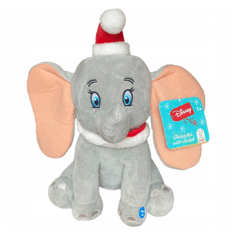 Plus Disney Dumbo de Craciun cu sunet, 30 cm - Disney