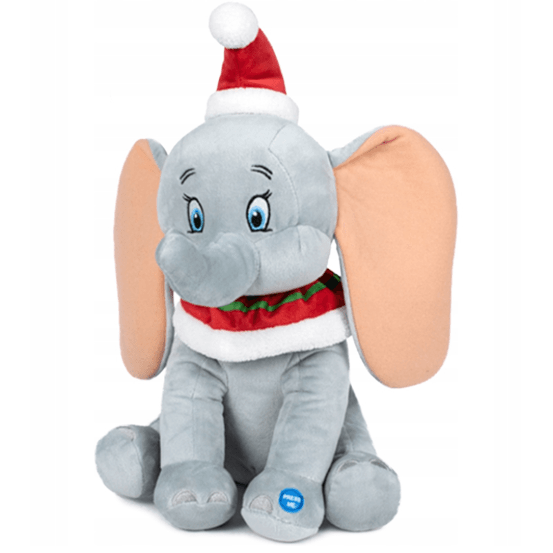 Plus Disney Dumbo de Craciun cu sunet, 30 cm - Disney