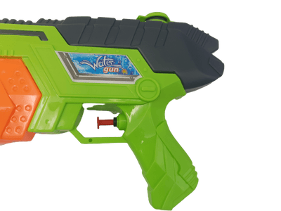 Pistol Jucarie cu Apa, cu Rezervor, Verde Portocaliu, 32x5x18 cm, + 3 Ani - LUDIRO