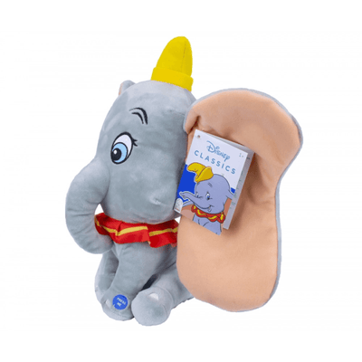 Plus Disney Dumbo 28 Cm cu Sunet, Jucărie Palz Certificată, Ideală pentru Copii 3+ Ani - LUDIRO