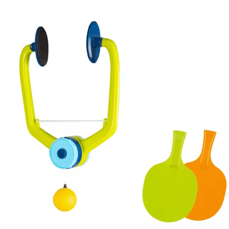 Set de Joaca Ping Pong cu Prindere pe Tocul Usii cu Palete,Bile si Sistem Automat de Retur al Mingii - LUDIRO