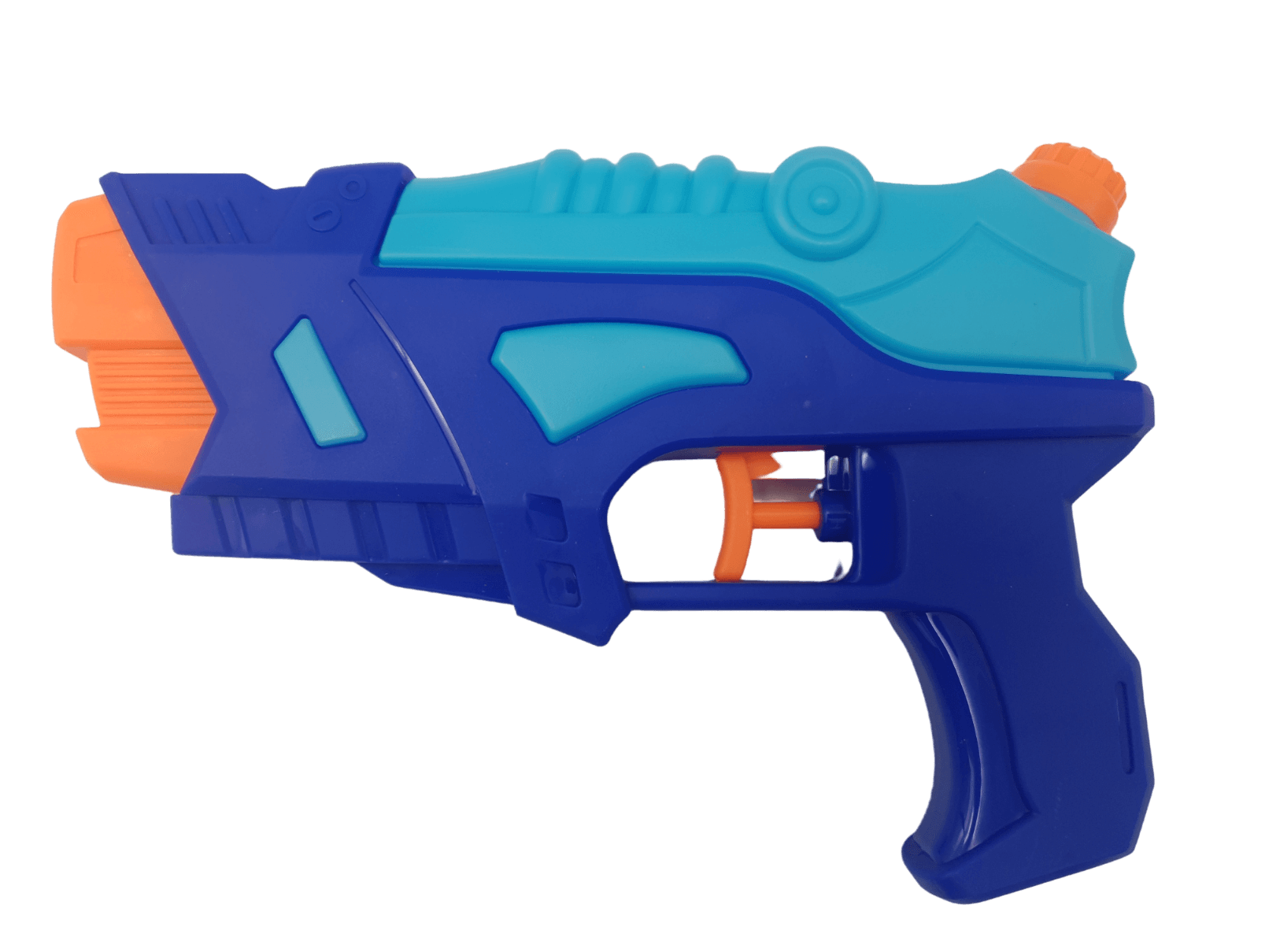 Pistol Jucarie cu Apa, cu Rezervor, Albastru Bleu, 21x4x15 cm, + 3 Ani - LUDIRO