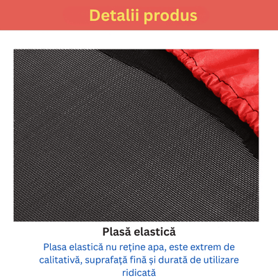 Resigilat - Trambulina pentru Copii 3-7 Ani LUDIRO, Plasa de Siguranta, Diametru 140 Cm, Inaltime 125 Cm, Joaca Distractiva pentru Interior si Exterior, Roz - LUDIRO
