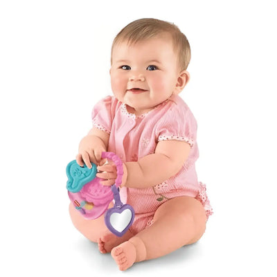 Jucărie de Dentiție Fisher-Price – Prima Gențuță cu Accesorii, +3 luni, Calm și Distracție - LUDIRO