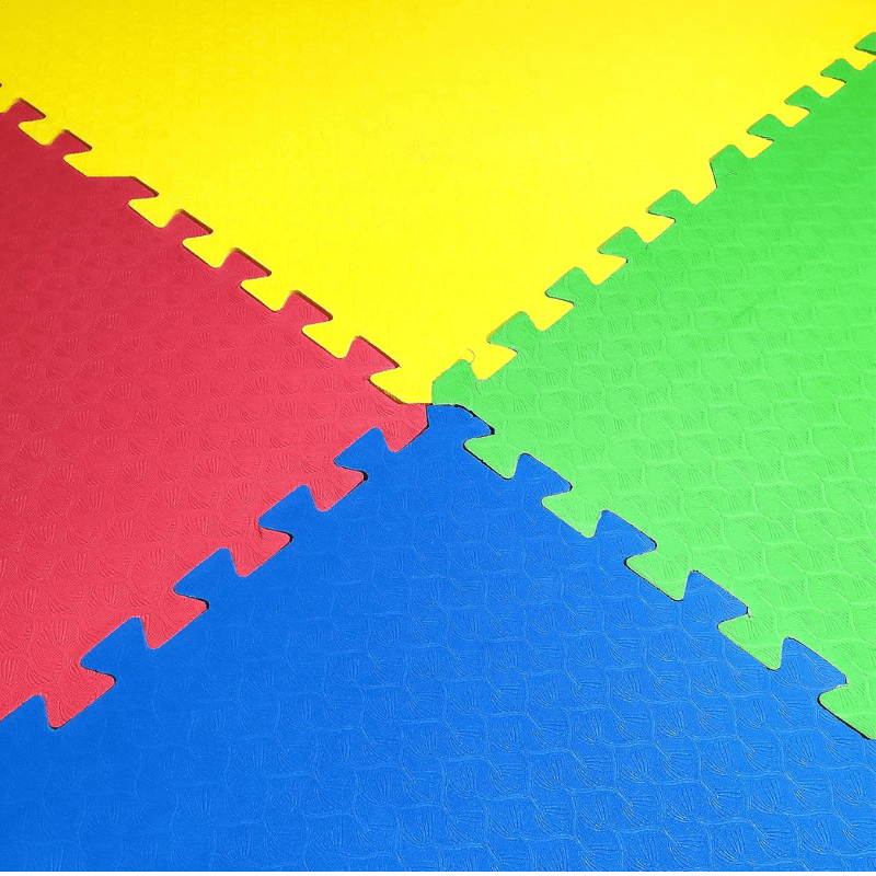 Covor Puzzle LUDIRO, 4 Piese 60x60 Cm, Spuma EVA, Protectie, Versatilitate si Siguranta pentru Orice Spatiu - LUDIRO