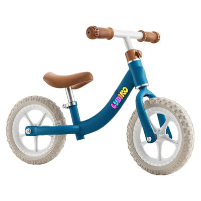Bicicleta de Echilibru fara Pedale LUDIRO pentru Copii intre 2-5 Ani, Cu Sa si Ghidon Reglabile pe Inaltime, Roti din Polimer EVA Antisoc, Cadru Metalic, Albastru - LUDIRO