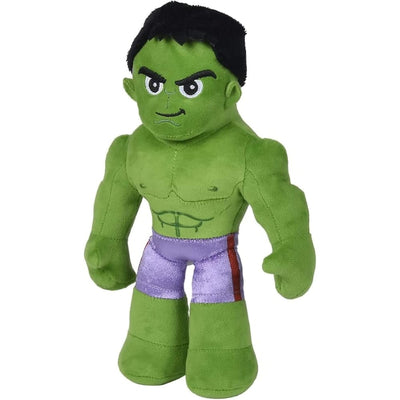 Jucărie de pluș Hulk, Disney Marvel, cu schelet interior, Simba, 25 cm - Simba