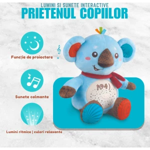 Prezentarea funcțiilor koalei: proiecție luminoasă și melodii.