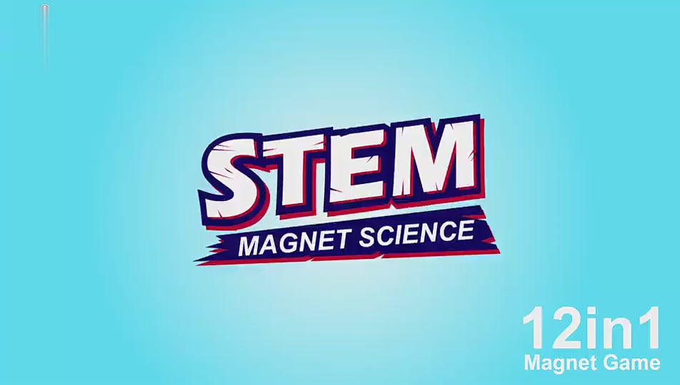 Încărcați videoclipul: Kit STEM Experimente Magnetice 12 în 1, 8+ ani