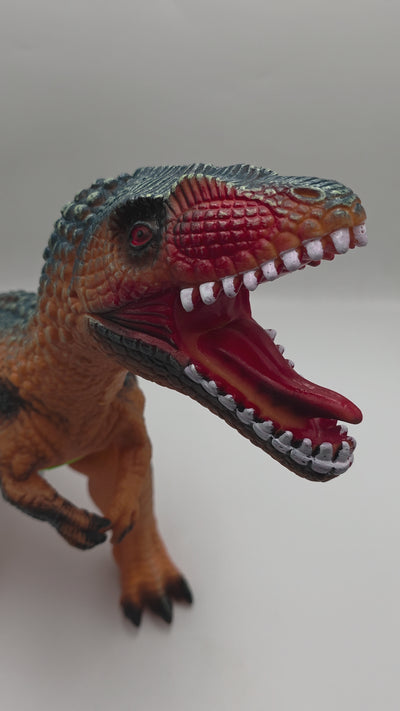 Dinozaur Giganotosaurus XXL LUDIRO din Cauciuc Moale, cu Sunete, Aspect Realist, 73 cm