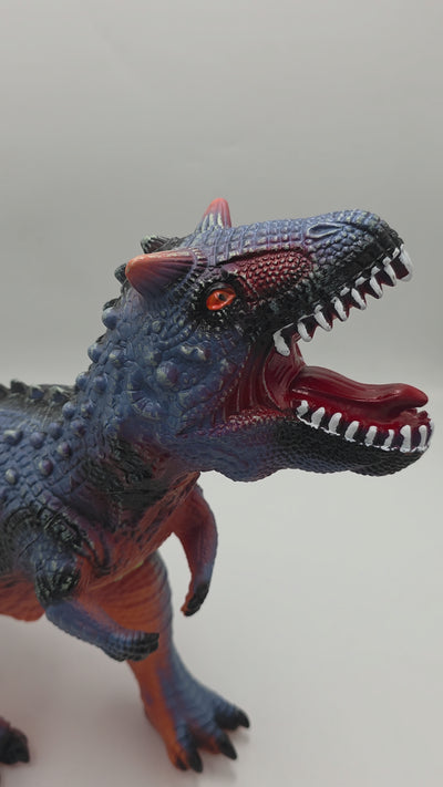 Dinozaur Carnotaurus Gigant LUDIRO din Cauciuc Moale, cu Sunete, Aspect Realist, 73 cm
