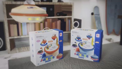 Masuta Educativa cu Proiector LUDIRO 4-in-1 pentru Copii, Desen cu Lumina, Formare Creativa, Tabla Lavabila si Lampa de Veghe, Joc interactiv Fara Ecrane, + 3 Ani