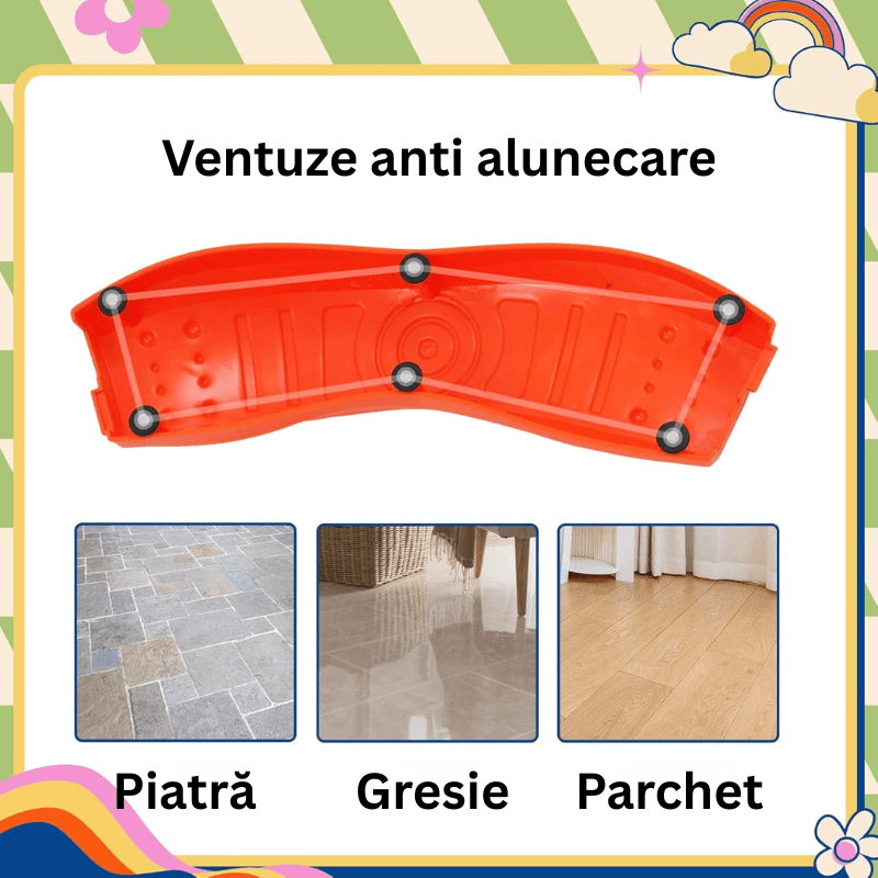 Ventuzele de la baza unui segment de echilibru și exemple de suprafețe de utilizare.