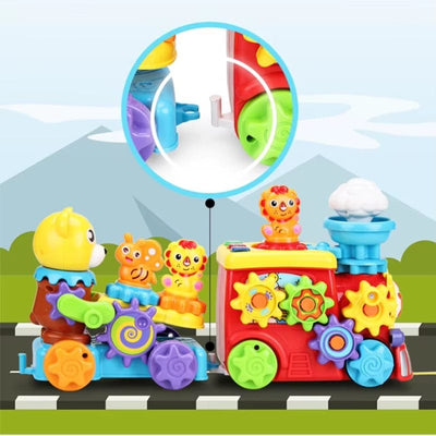 Detaliu al conexiunii dintre locomotivă și vagon