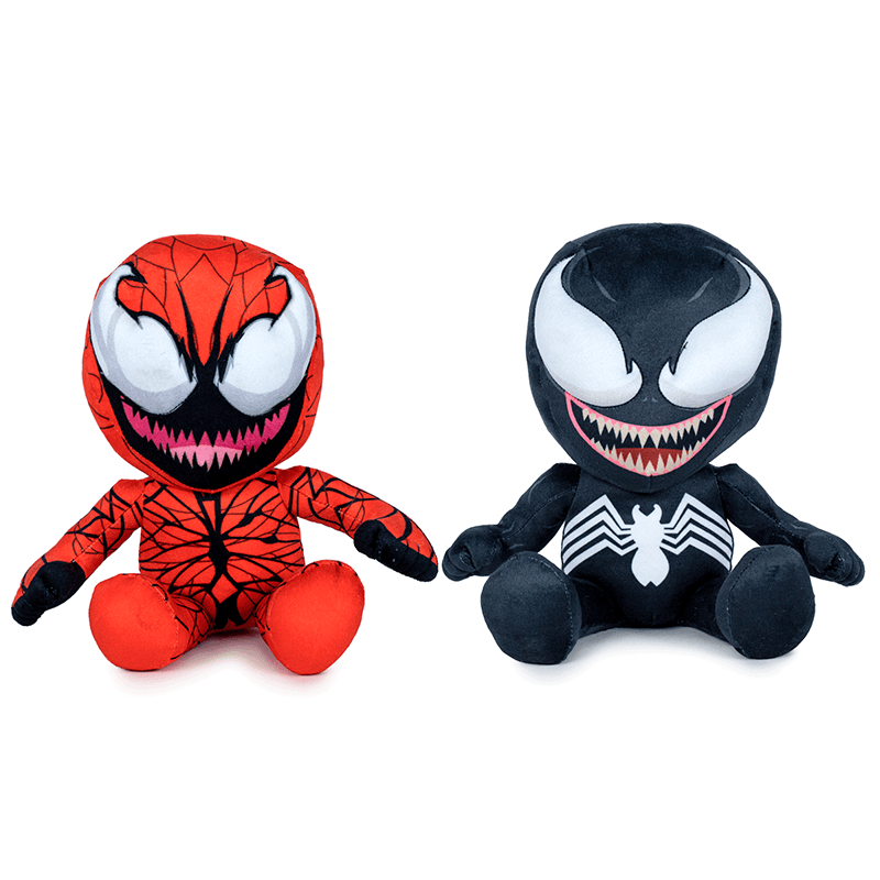 Plus Marvel Venom 33 cm, negru, figurina moale Marvel pentru joaca si colectie - Marvel